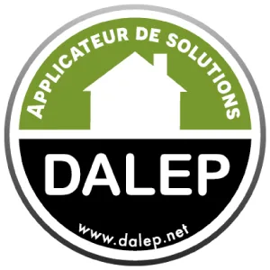 Logo Dalep, solutions de traitement et protection des toitures